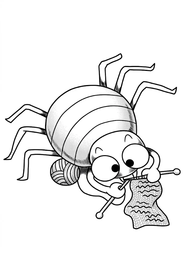 Reading Beetle printable coloring page with line art and color reference