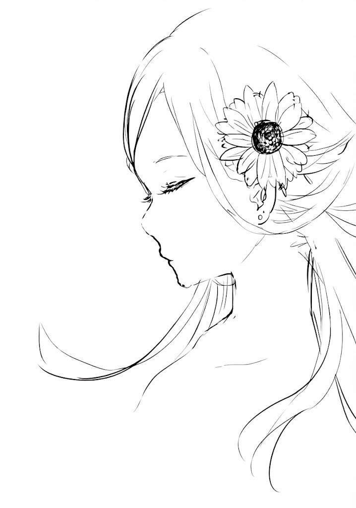 Anime character 169 printable coloring page with line art and color reference