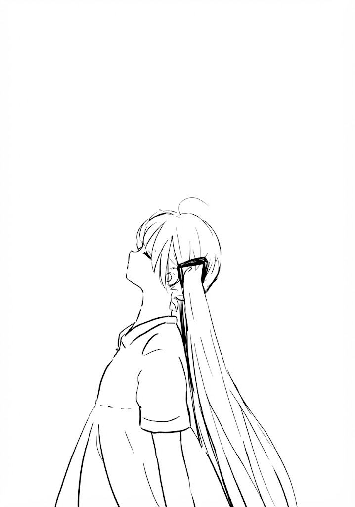 Anime character 175 printable coloring page with line art and color reference