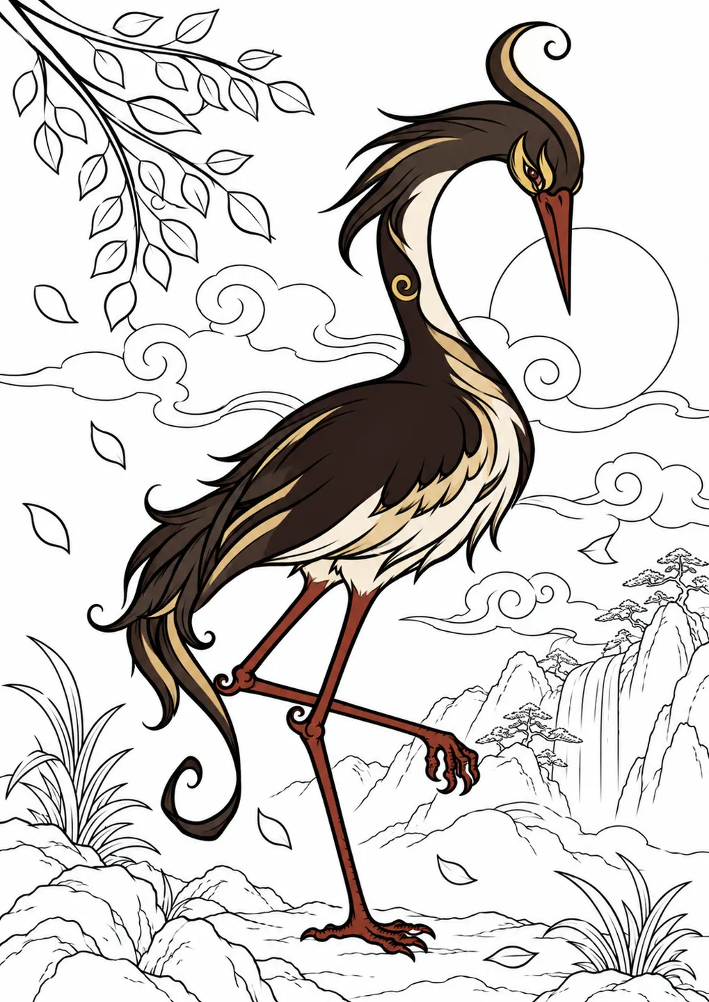 Bian Qu coloring inspiration with flat colors