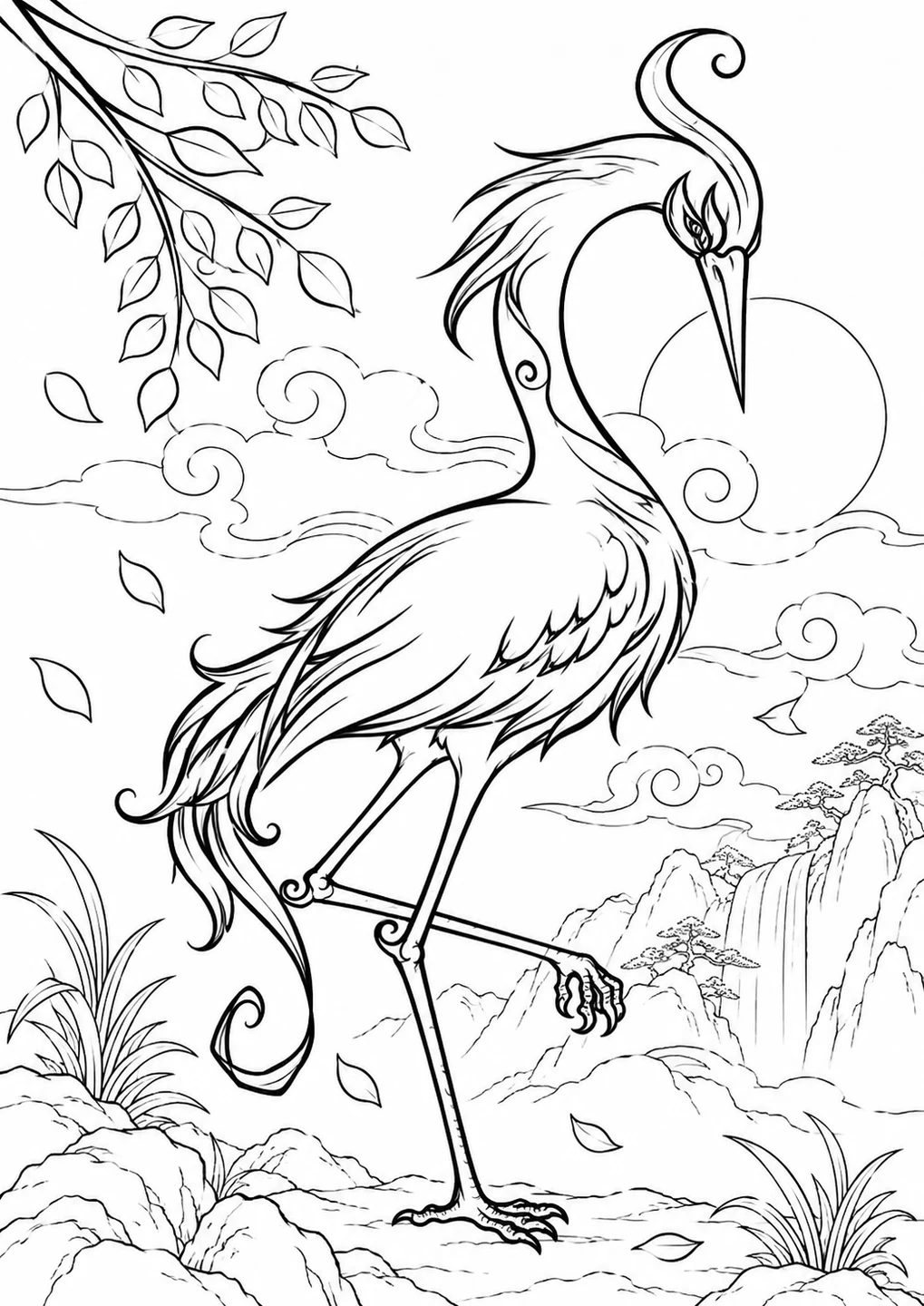 Bian Qu Coloring Page free printable coloring page