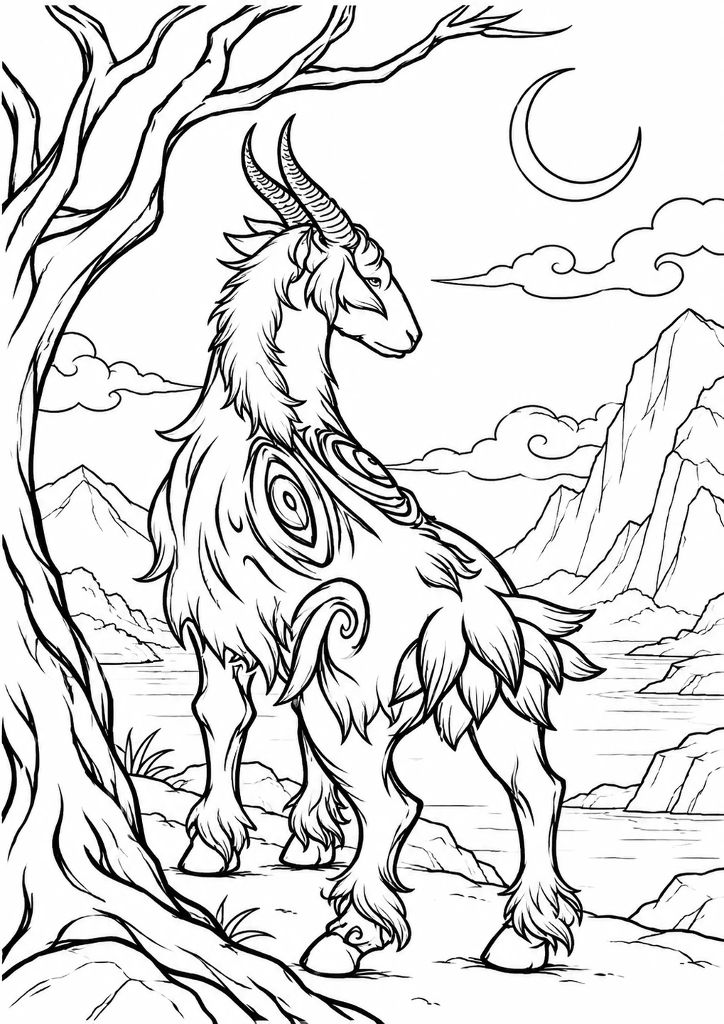 Bo Yi Coloring Page free printable coloring page