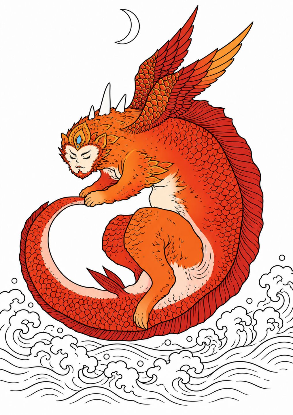 Chi Ru Coloring Page coloring inspiration