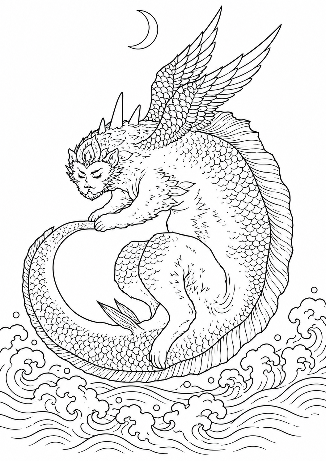 Chi Ru Coloring Page free printable coloring page