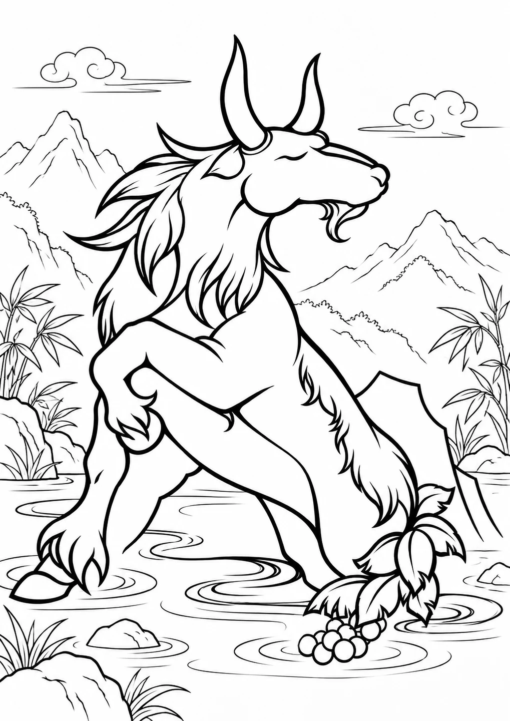 Conglong Coloring Page free printable coloring page