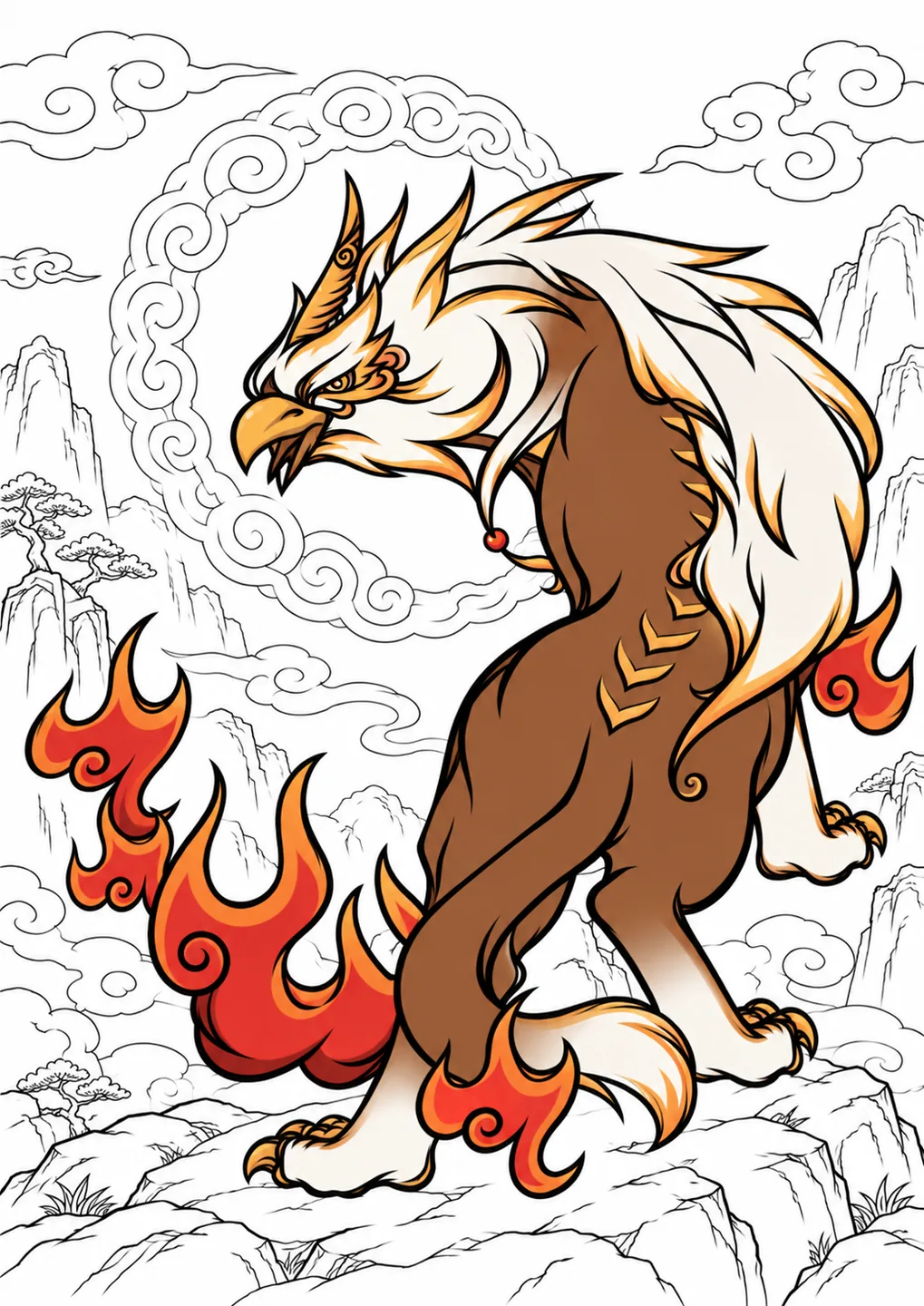 Gu Diao coloring inspiration with flat colors