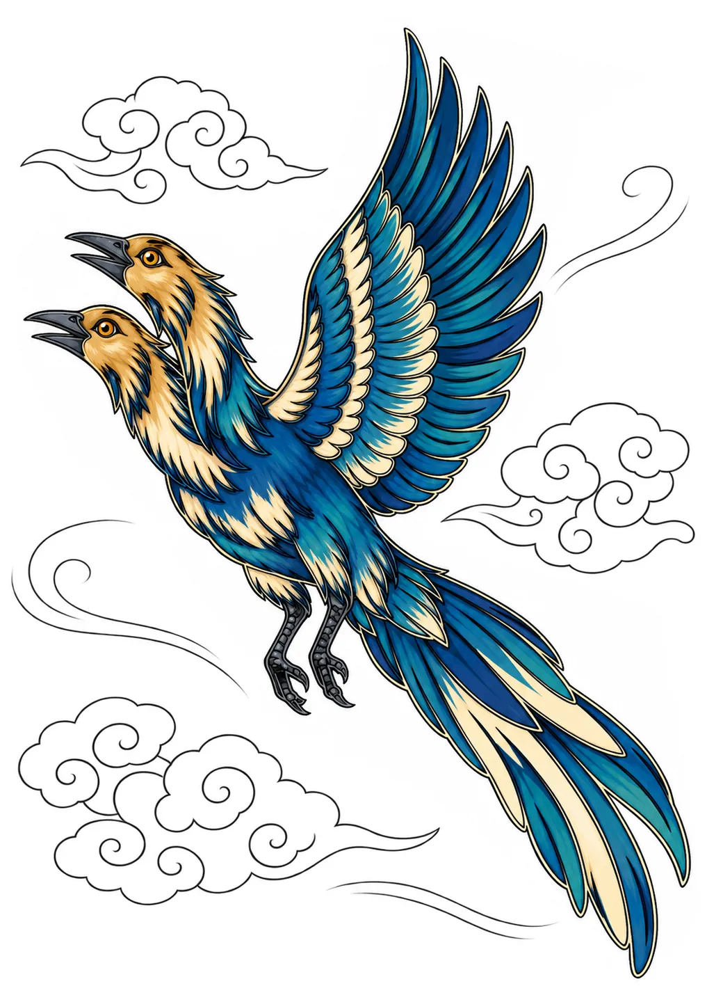 Lei Bird Coloring Page coloring inspiration