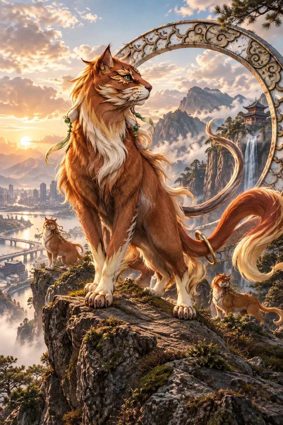 Finished Lei mythical creature artwork