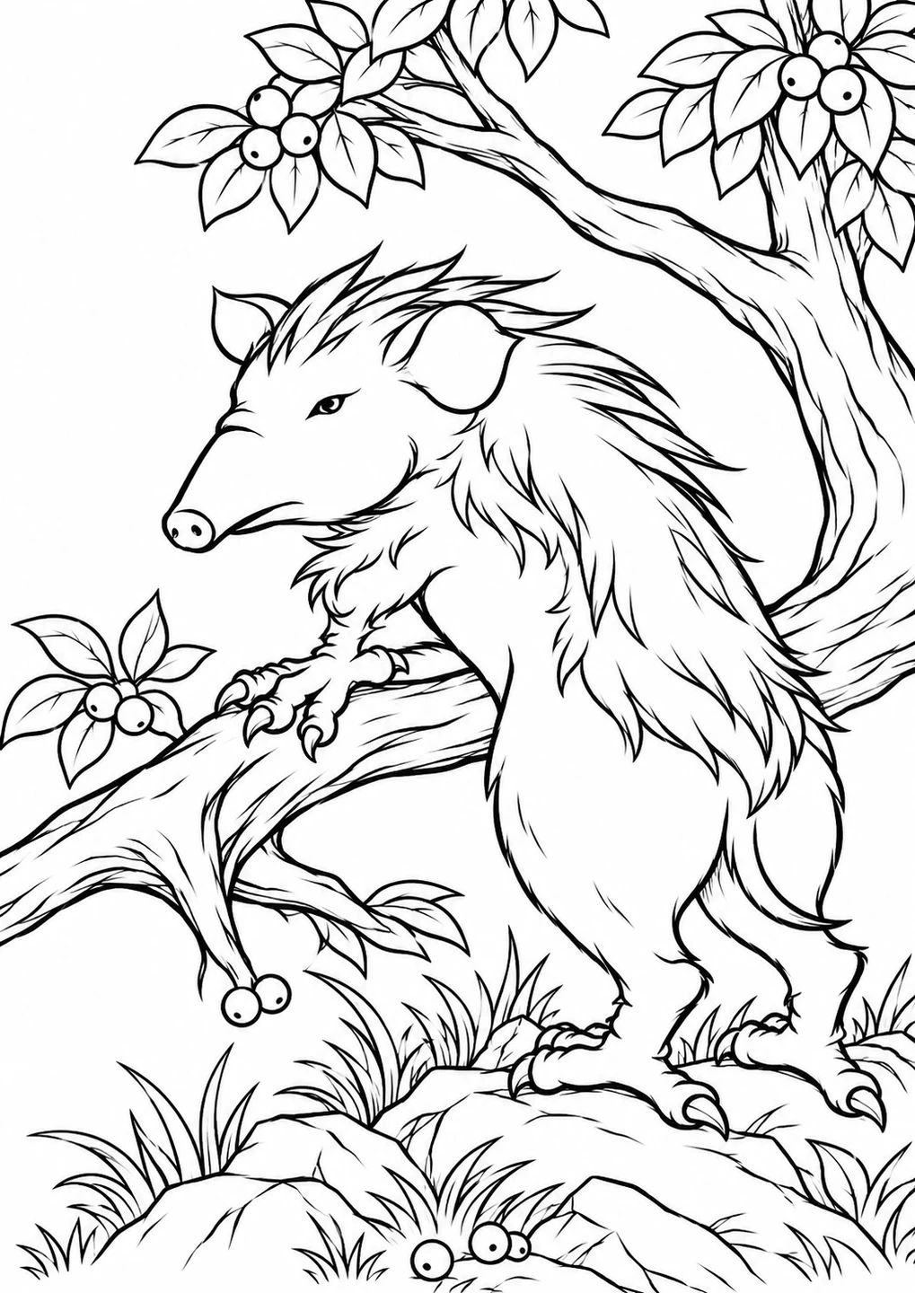 Li Li Coloring Page free printable coloring page