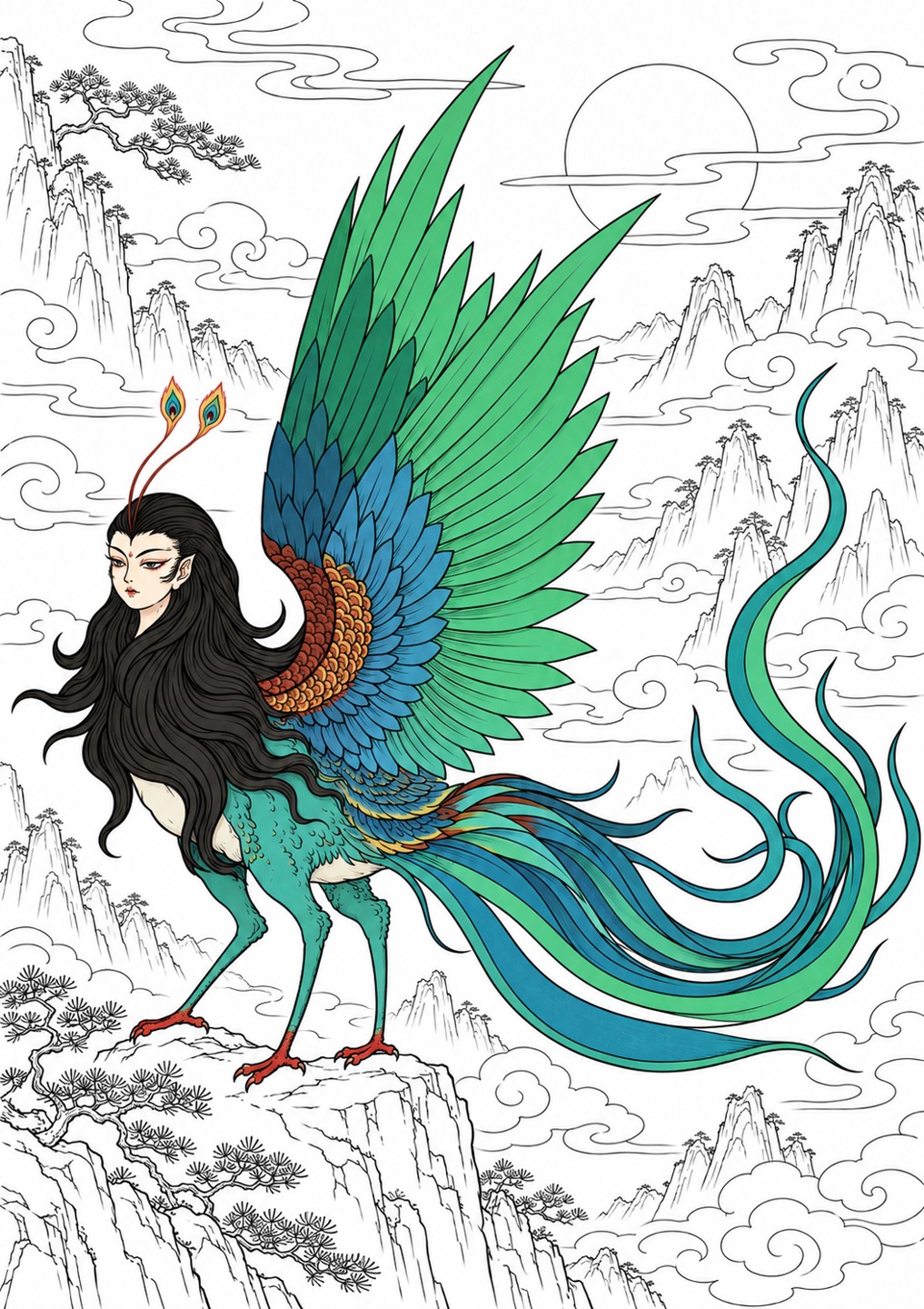 Qu Ru Coloring Page coloring inspiration