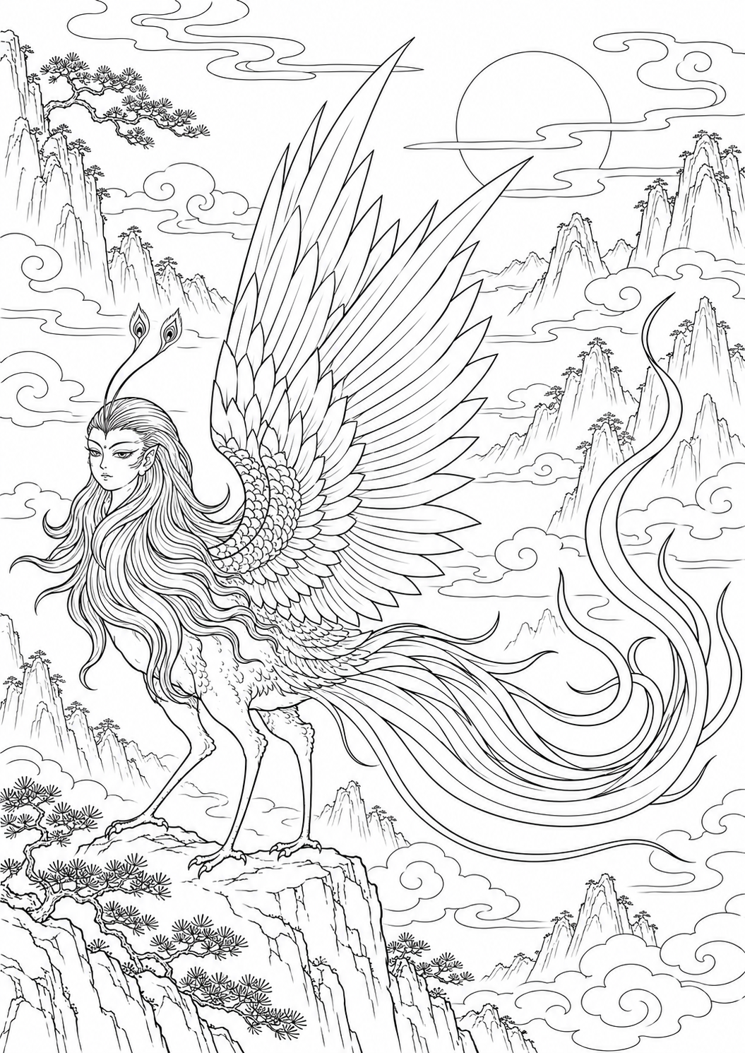 Qu Ru Coloring Page free printable coloring page