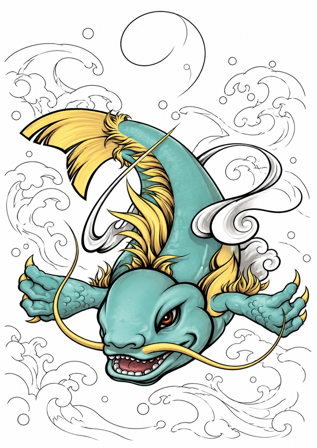 Ren Ma Coloring Page coloring inspiration
