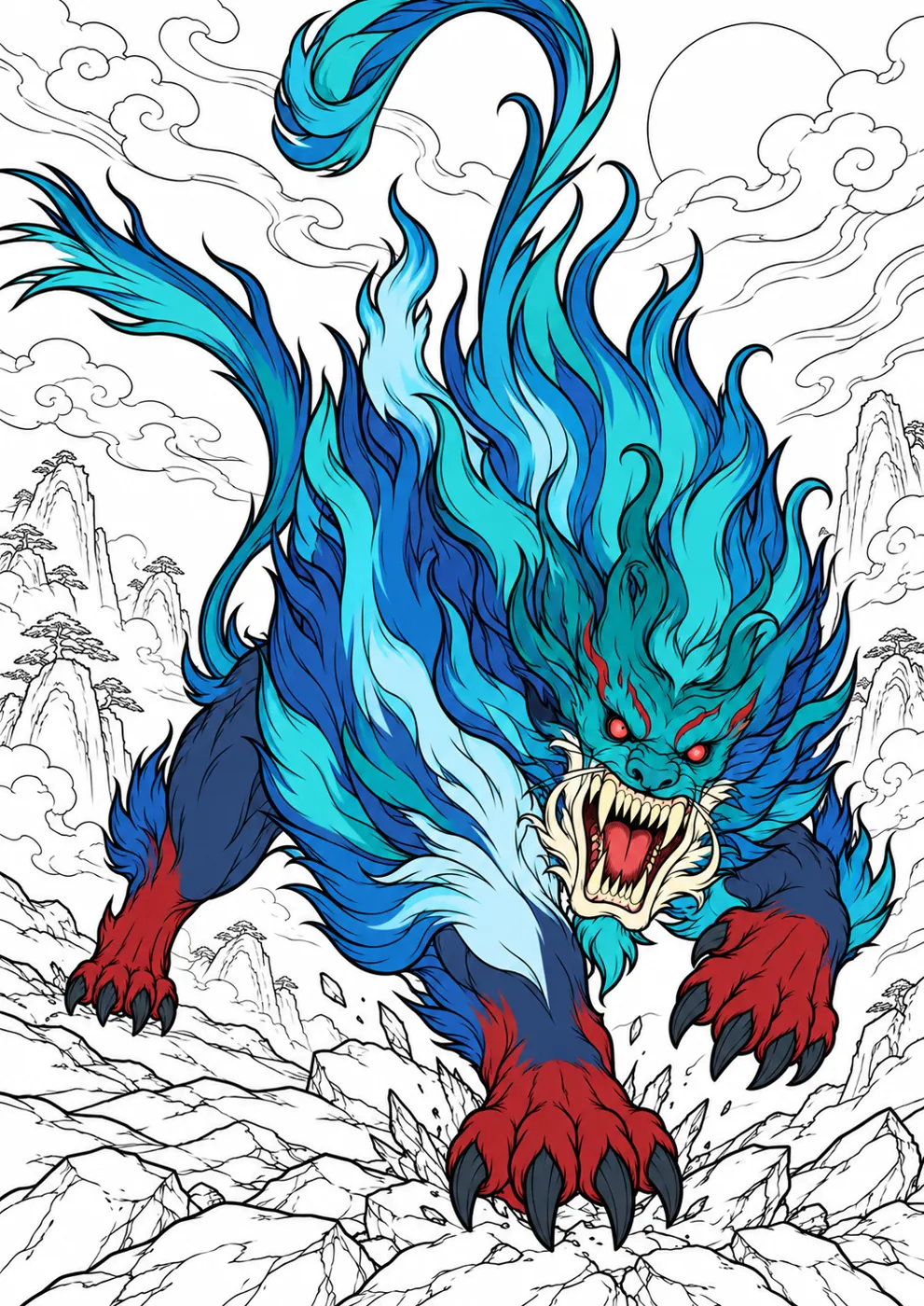 Taowu Coloring Page coloring inspiration
