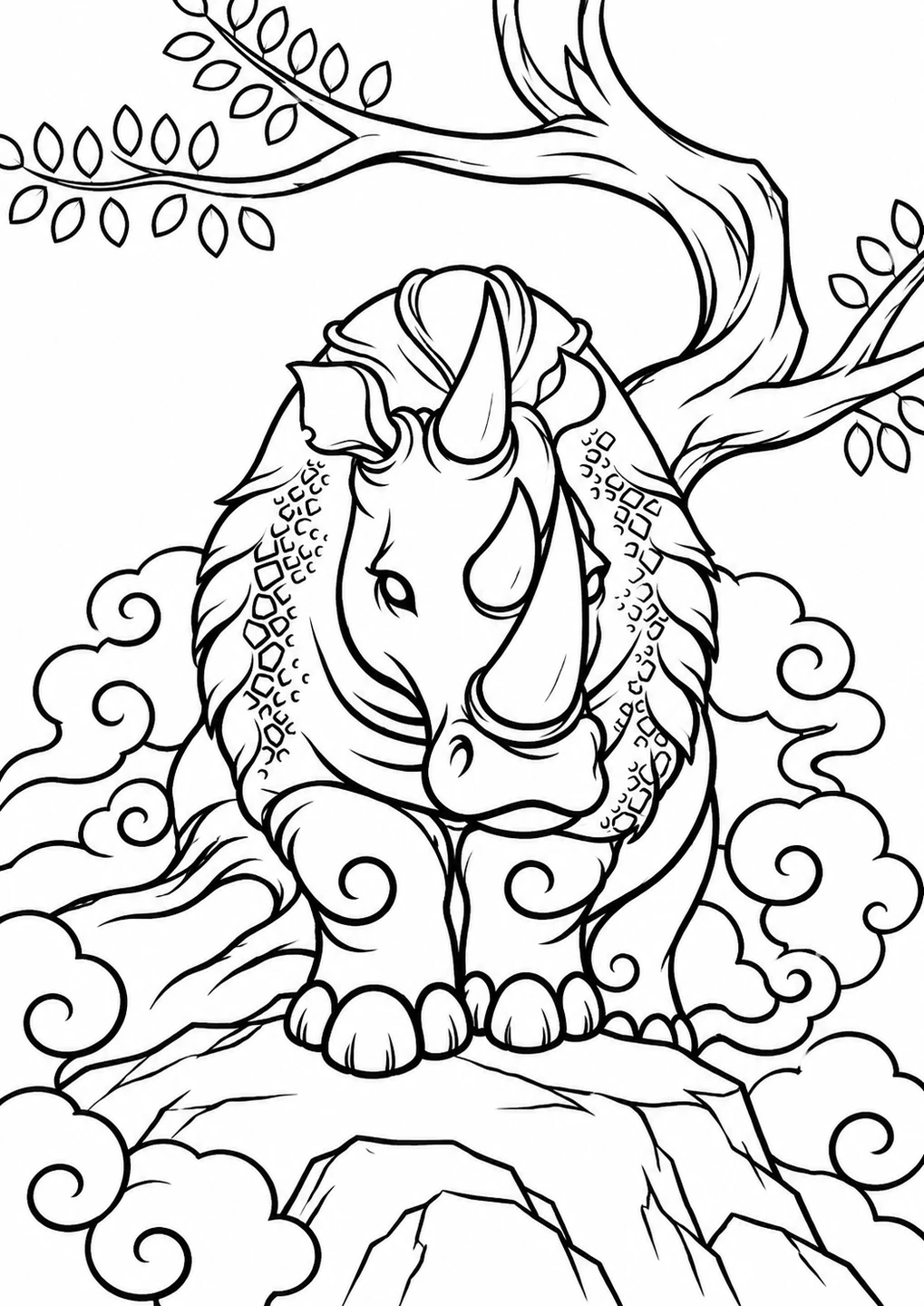 Xi Coloring Page free printable coloring page