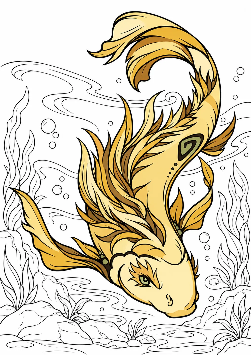 Zhuan Yu Coloring Page coloring inspiration