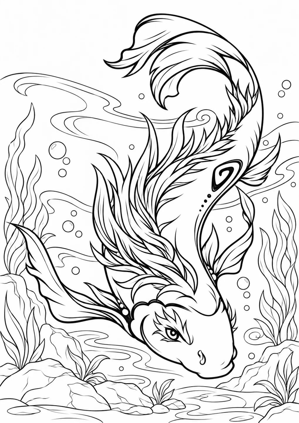 Zhuan Yu Coloring Page free printable coloring page
